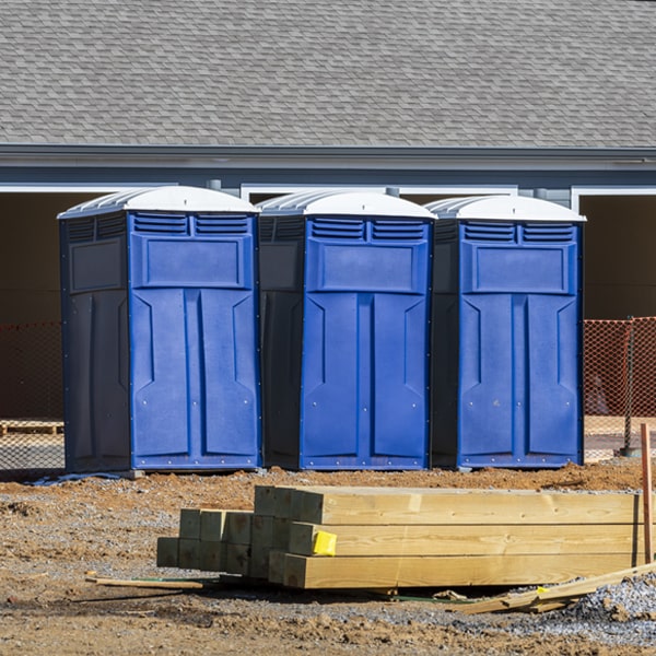 are there any restrictions on where i can place the porta potties during my rental period in Greenwood Louisiana